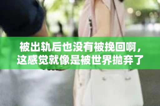 被出轨后也没有被挽回啊，这感觉就像是被世界抛弃了一样。我曾经也经历过这样的事情，那种心如刀割的痛，至今仍记忆犹新。今天，我想和大家聊聊这个话题，希望能给那些正在经历或者曾经经历过类似痛苦的人一些安慰和帮助。