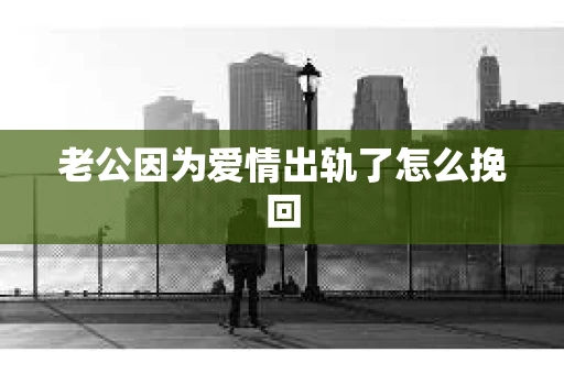 老公因为爱情出轨了怎么挽回
