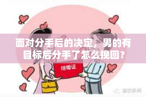 面对分手后的决定，男的有目标后分手了怎么挽回？