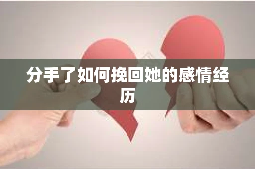 分手了如何挽回她的感情经历