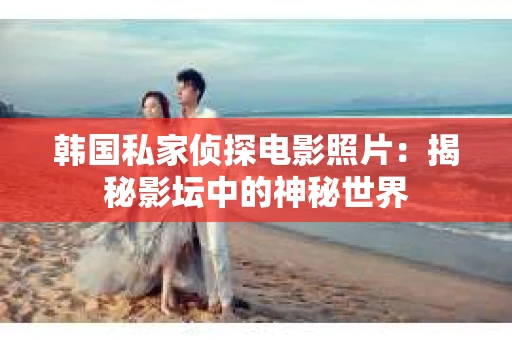 韩国私家侦探电影照片：揭秘影坛中的神秘世界