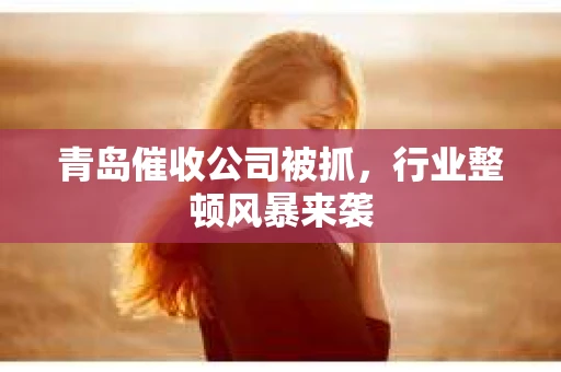 青岛催收公司被抓，行业整顿风暴来袭