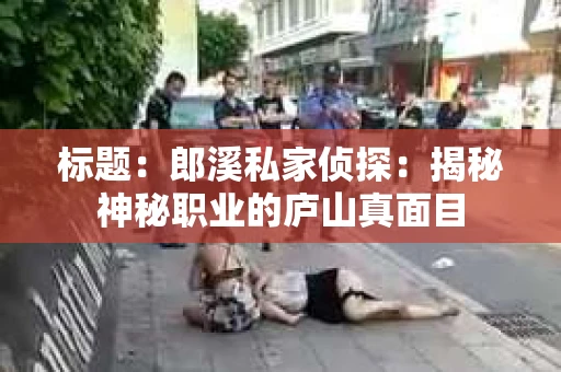 标题：郎溪私家侦探：揭秘神秘职业的庐山真面目