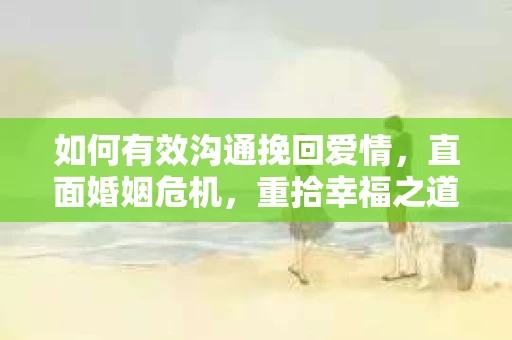如何有效沟通挽回爱情，直面婚姻危机，重拾幸福之道