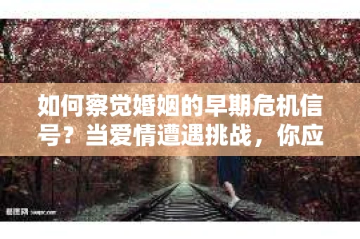 如何察觉婚姻的早期危机信号？当爱情遭遇挑战，你应该怎么办？