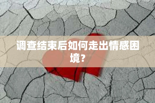 调查结束后如何走出情感困境? 调查结束后如何走出情感困境?