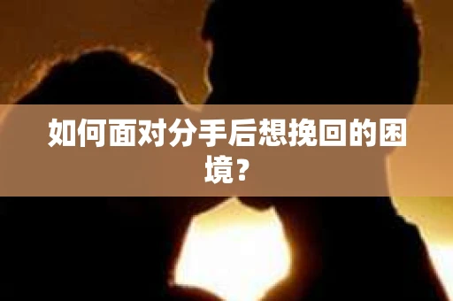 如何面对分手后想挽回的困境？