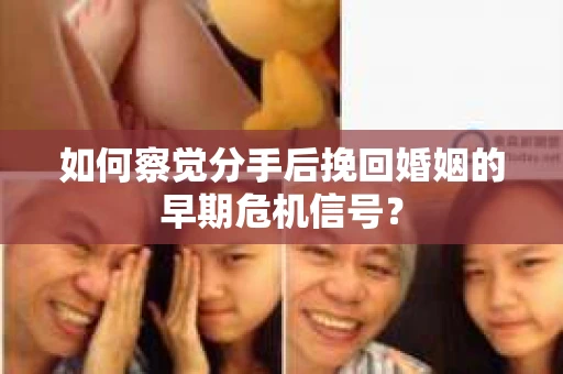 如何察觉分手后挽回婚姻的早期危机信号？